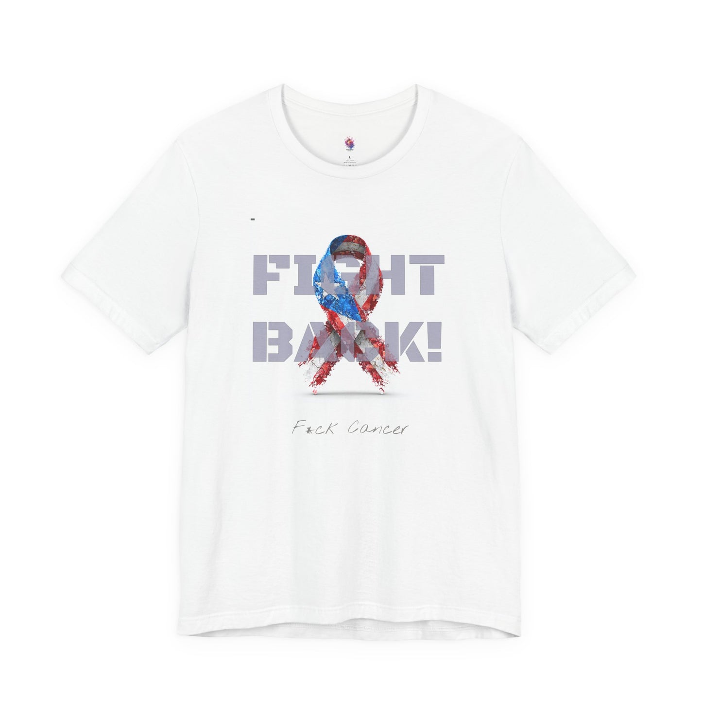 "Fight Back!" F*ck Cancer | Puerto Rico edition Memorial Tee | Cancer Awareness Shirt