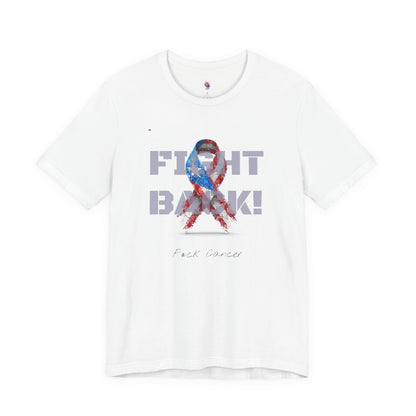 "Fight Back!" F*ck Cancer | Puerto Rico edition Memorial Tee | Cancer Awareness Shirt