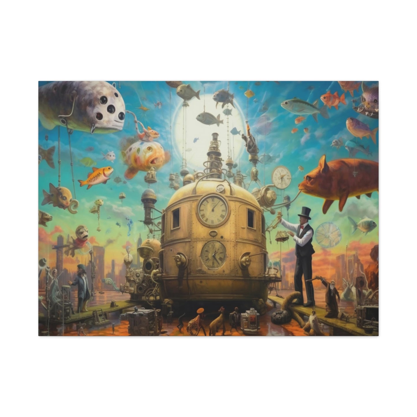 All Aboard-Matte Canvas, Stretched, 1.25"