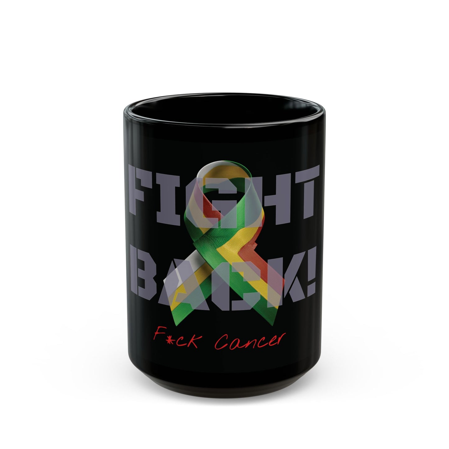 Fight Back! F*ck Cancer | Vernett E Rose Memorial mug | Guyana edition | Cancer Awareness Mug