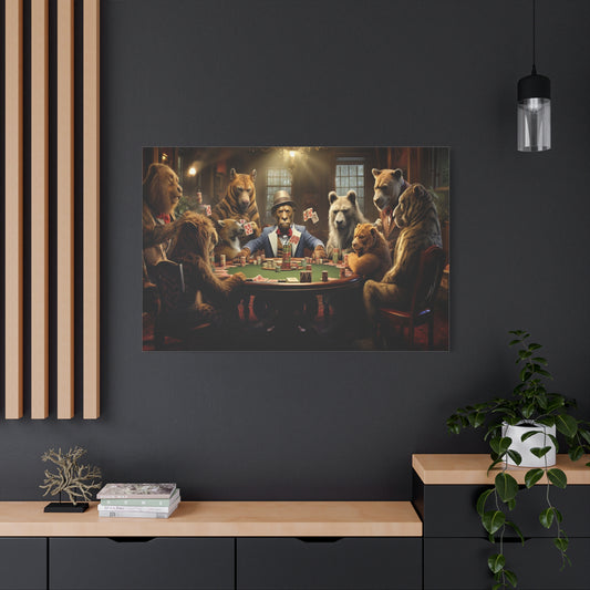 Welcome to the circus-Matte Canvas, Stretched, 1.25"