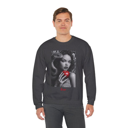 Eve 2024 | Adam & Eve | Biblical Story | Eve and the Serpent | Original Sin |  Crewneck Sweatshirt