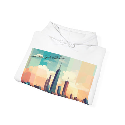 From New York with Love |Unisex Heavy Blend™ |Hooded Sweatshirt