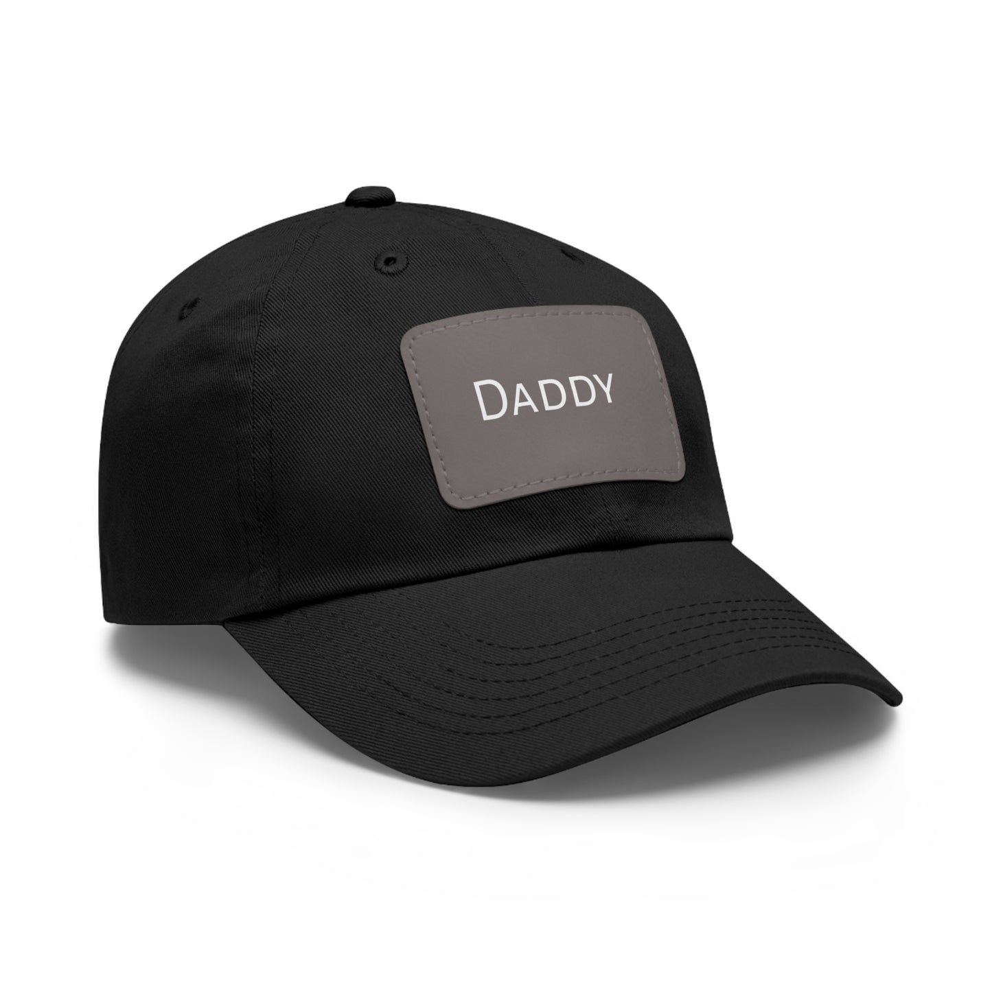 Daddy | Dad Hat with Leather Patch