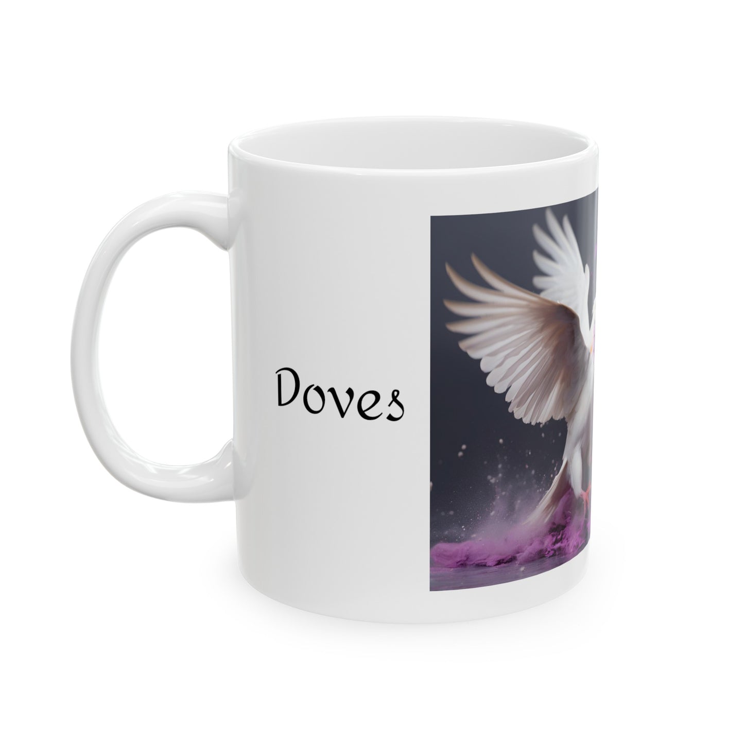 Doves Fly-Ceramic Mug 11oz