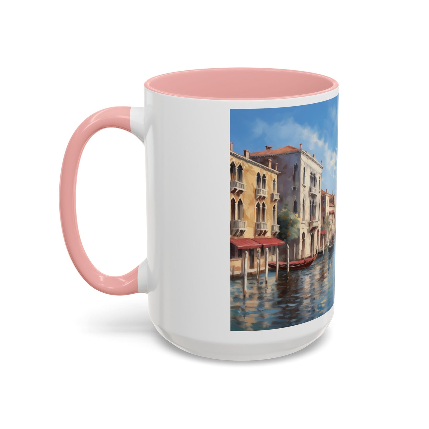 Venice Italy | Gondolas | Two-Tone Coffee Mugs, 15oz