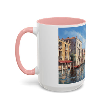Venice Italy | Gondolas | Two-Tone Coffee Mugs, 15oz