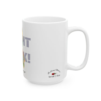 Fight Back! F*ck Cancer | "Vernett E. Rose" Memorial mug | India Edition | Cancer Awareness Mug
