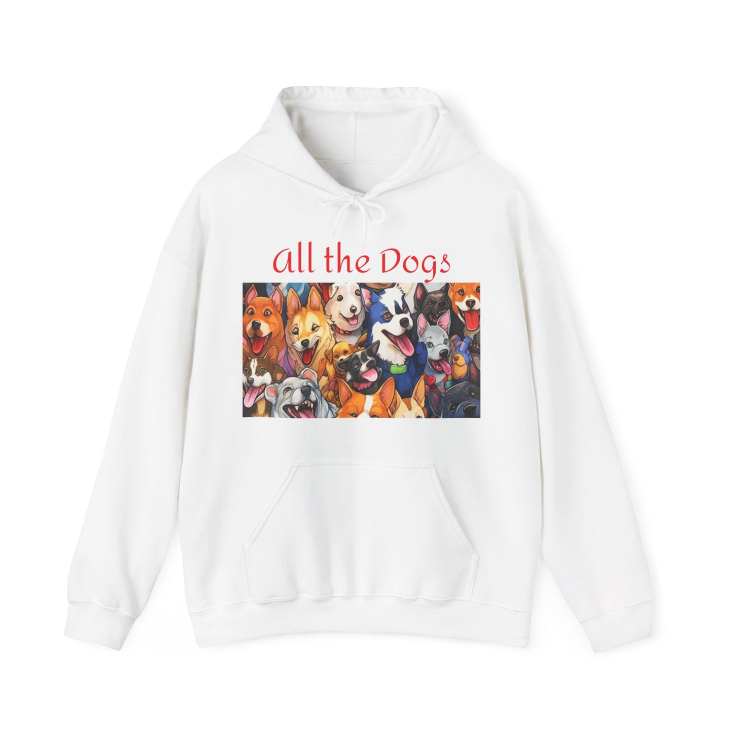 All the Dogs-Unisex Hooded Sweatshirt