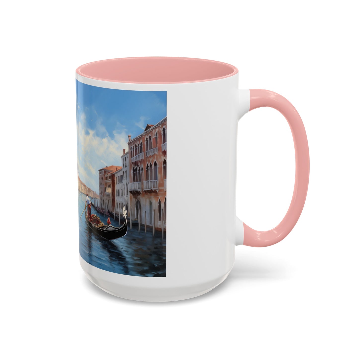 Venice Italy | Gondolas | Two-Tone Coffee Mugs, 15oz