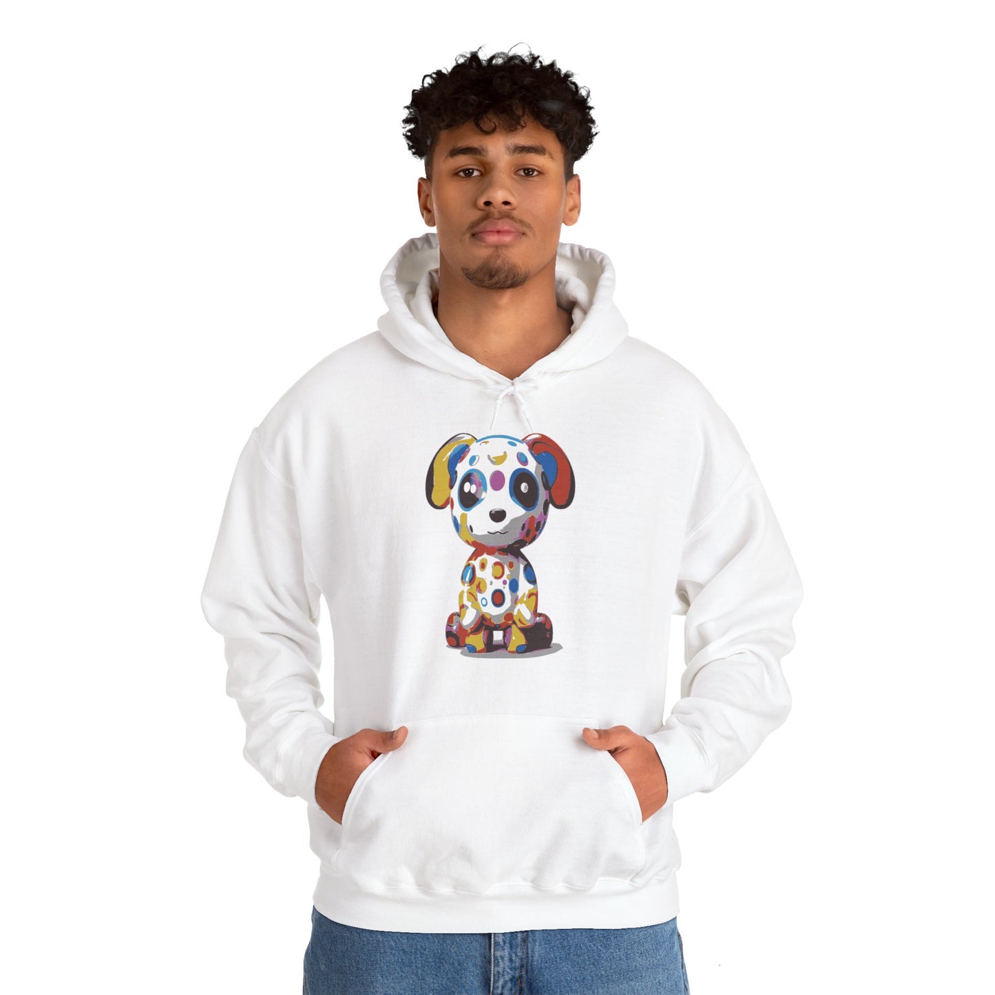 Pop Spot Dog|Unisex Heavy Blend™| Hooded Sweatshirt