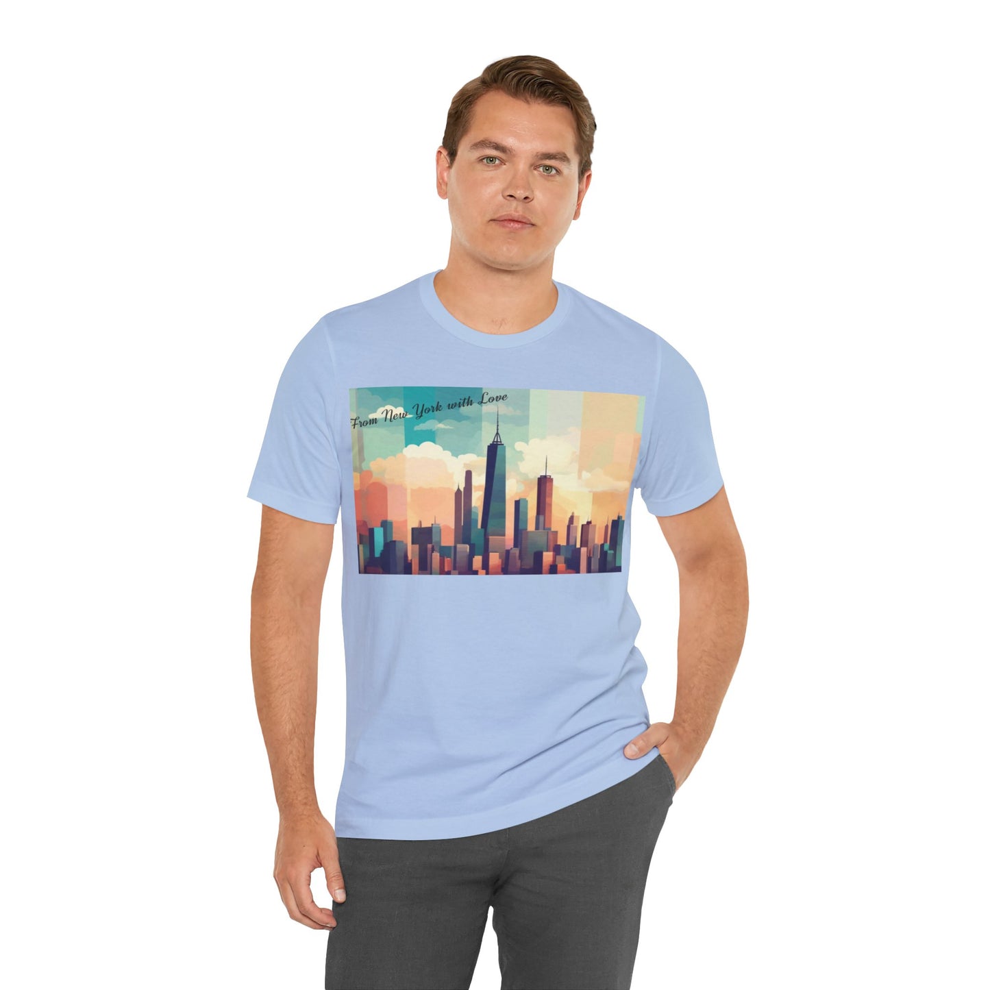 From New York with Love-Unisex Jersey Short Sleeve Tee