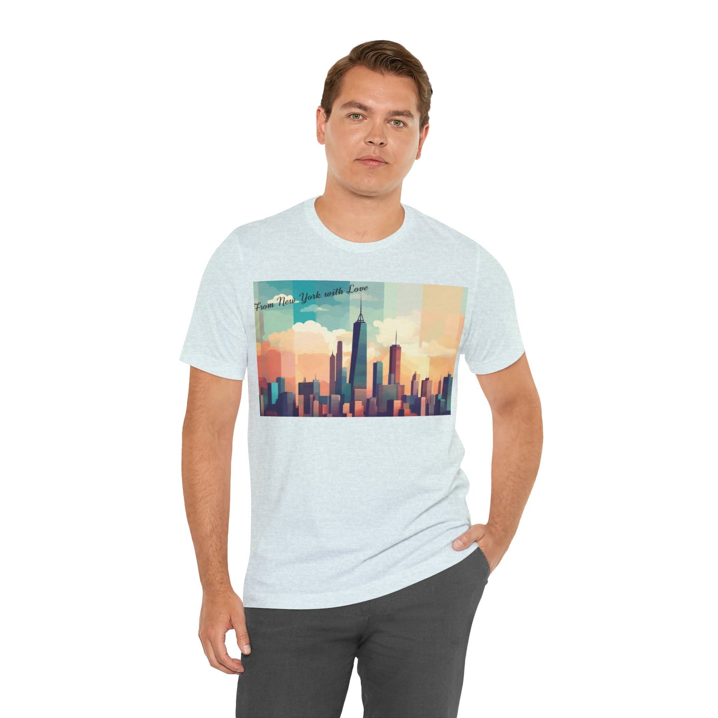 From New York with Love-Unisex Jersey Short Sleeve Tee