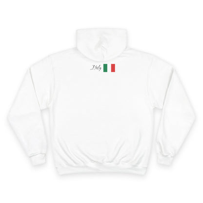 Champion branded, "Fight Back!" F*ck Cancer | Vernett Rose Italy edition | Cancer Awareness Ribbon Pullover