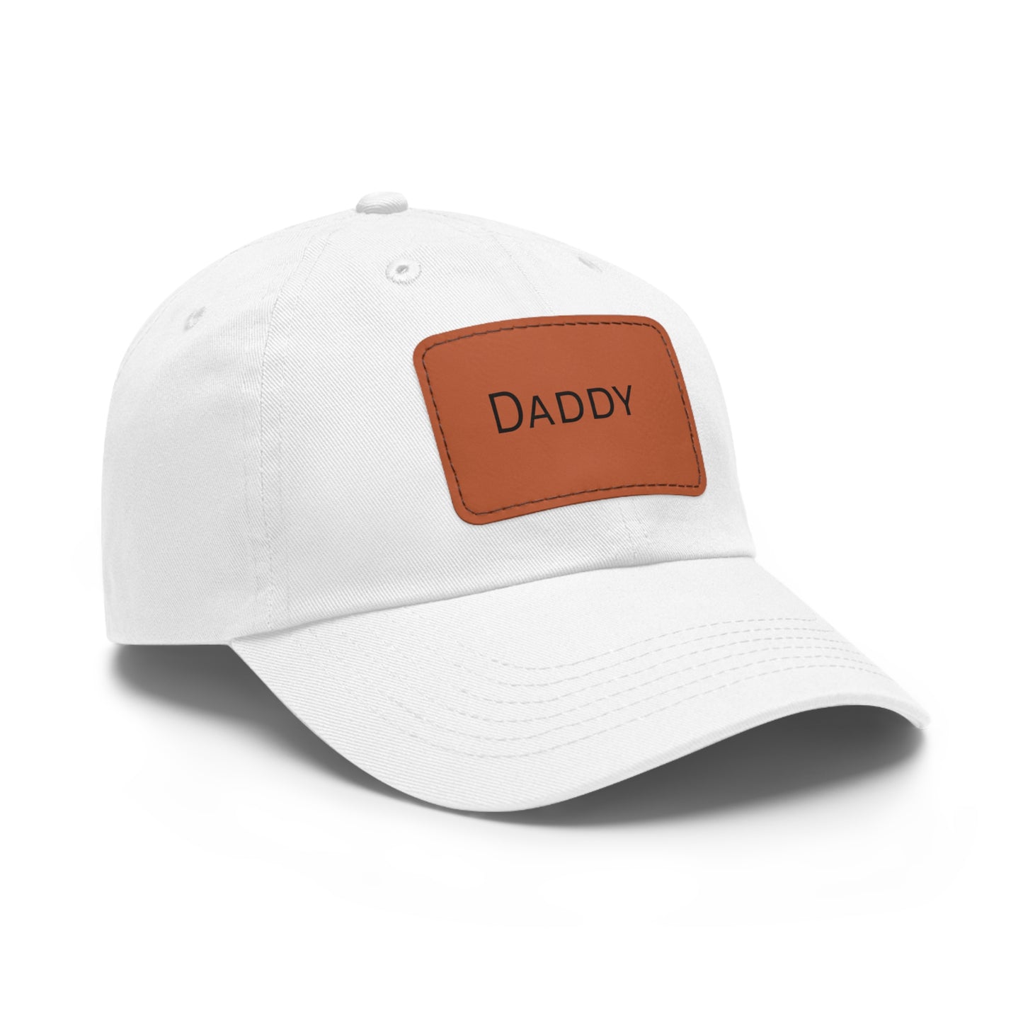 Daddy | Dad Hat with Leather Patch