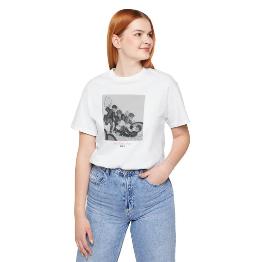 The Pillow Fight Graphic T-Shirt, Studio Ghibli Style Tee, Classic Rock Fan Gift, Nostalgic Streetwear Top