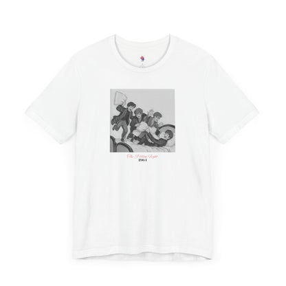 The Pillow Fight Graphic T-Shirt, Studio Ghibli Style Tee, Classic Rock Fan Gift, Nostalgic Streetwear Top