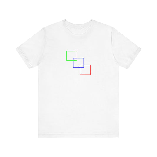Three Squares-Unisex Jersey Short Sleeve Tee