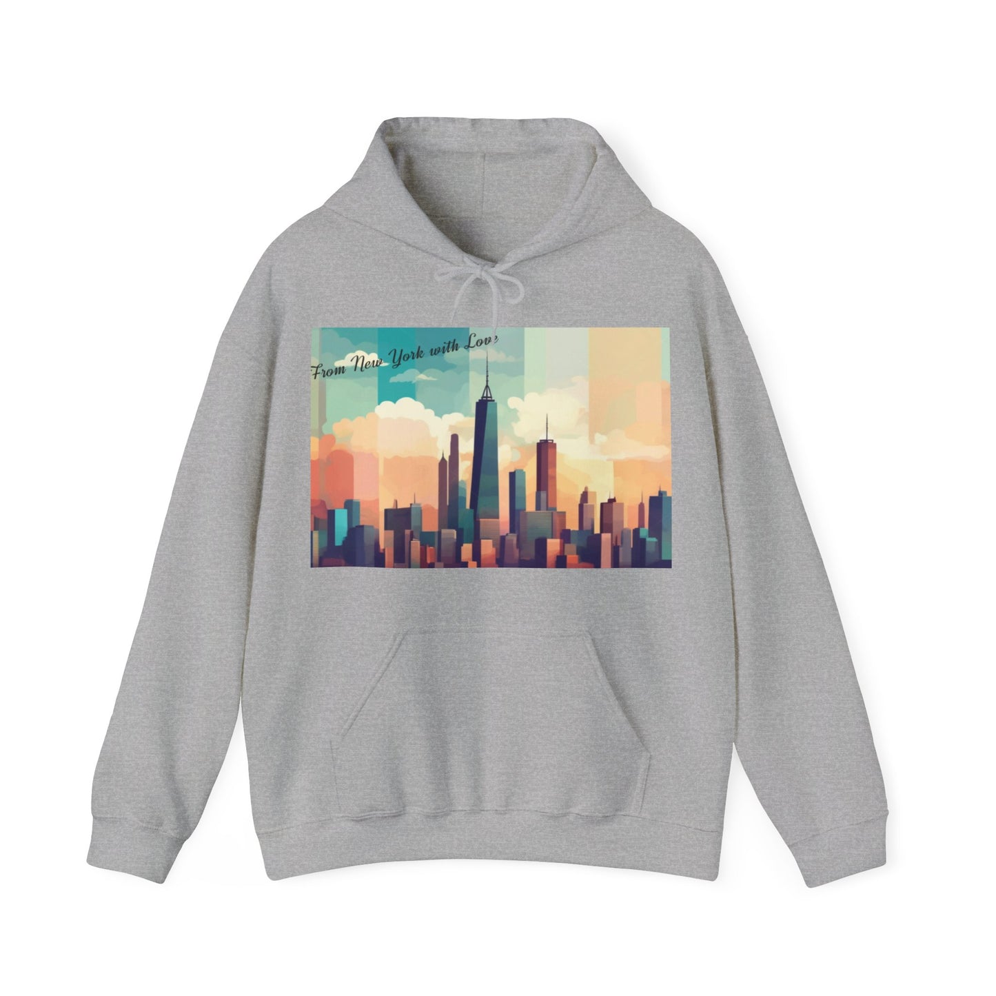 From New York with Love |Unisex Heavy Blend™ |Hooded Sweatshirt