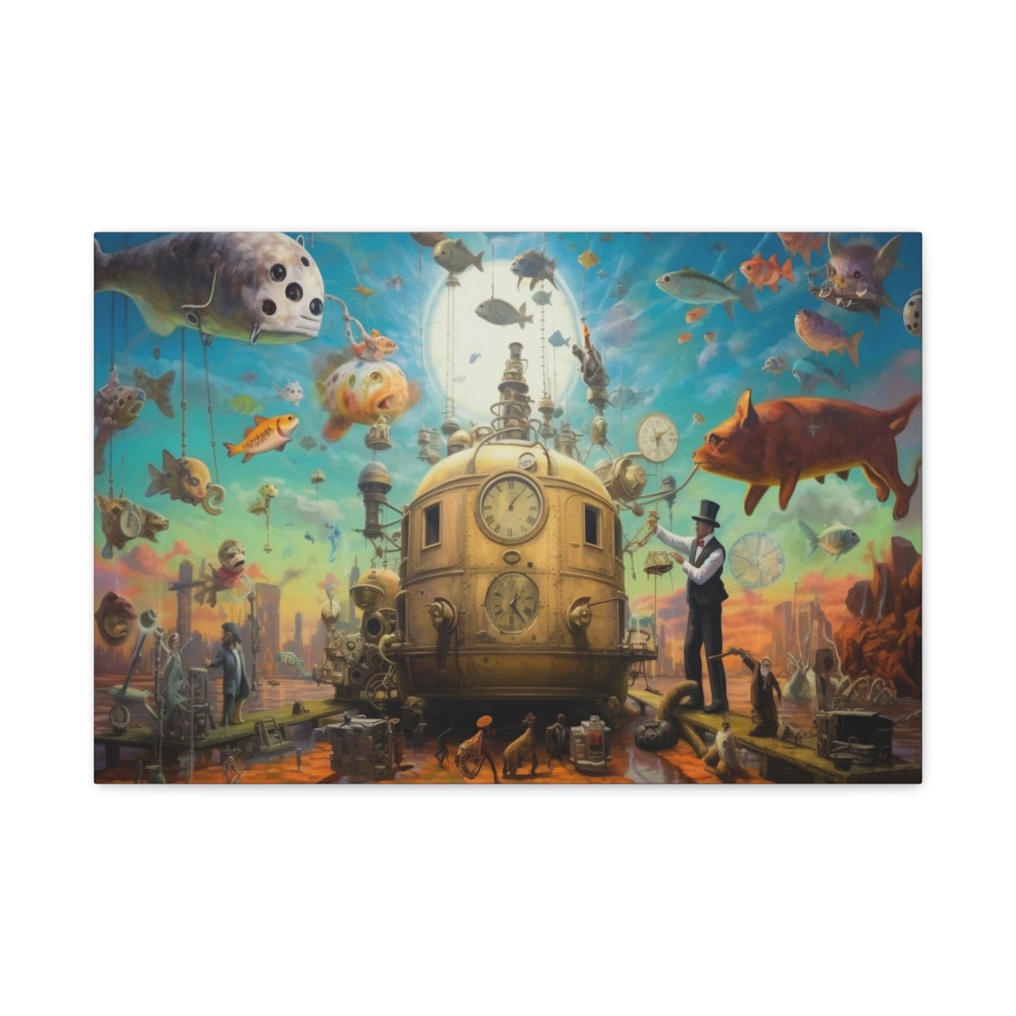 All Aboard-Matte Canvas, Stretched, 1.25"