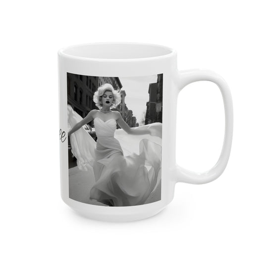 Sexy & Free, Young Monroe-Ceramic Mug 15oz