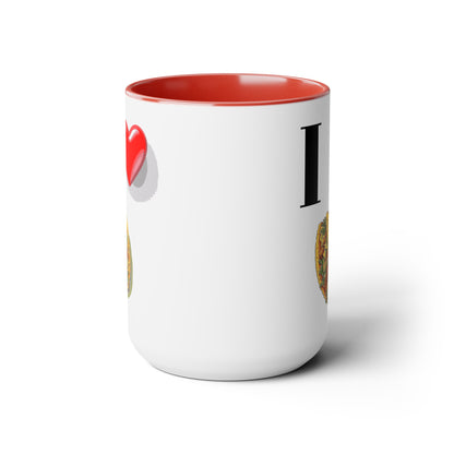 I Love Tacos-Two-Tone Coffee Mugs, 15oz