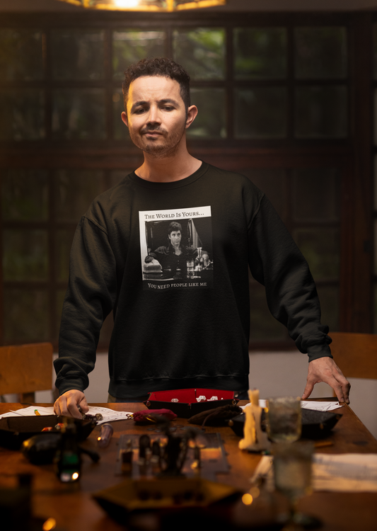 The World Is Yours | Scarface | Crewneck Sweatshirt